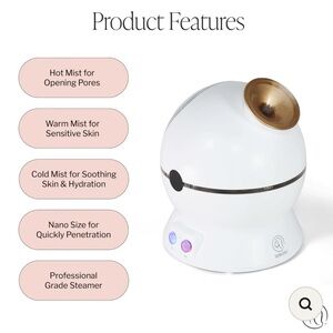 MAVIAN / Professional Nano Facial Steamer w Gold Details